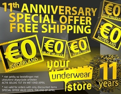 Gratis verzending bij YourUnderwearStore