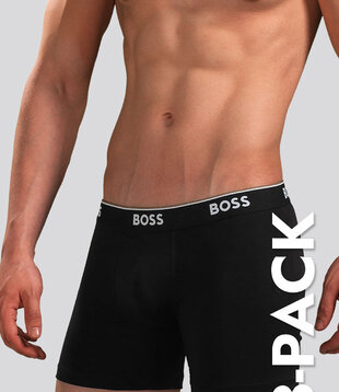 Boss Boxer Brief 3-Pack 282 Power Multi Schwarz