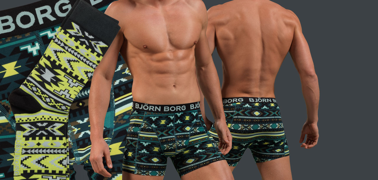 Bjorn Borg Navajo XMas-Box Boxershort + Socks Pack 