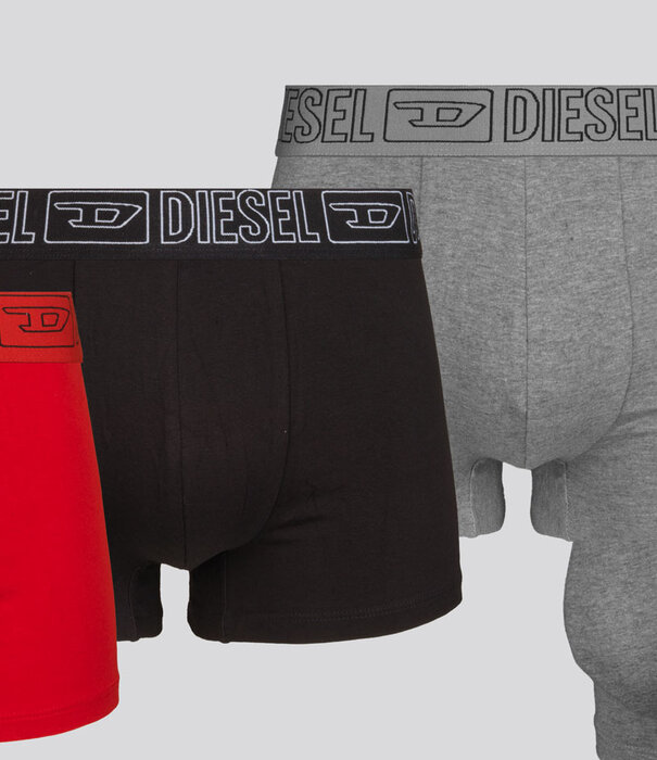 Diesel Boxershort 3-Pack GFAW Damien Multi Rood (151)
