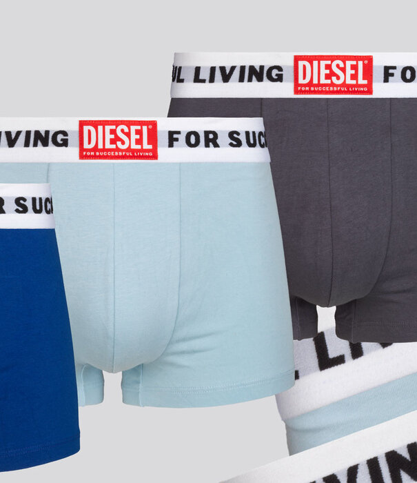 Diesel Boxershort 3-Pack WIAP Damien Multi Blauw