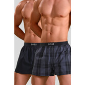 Boss Woven Boxershort 2-Pack 091 Pure Cotton Blau