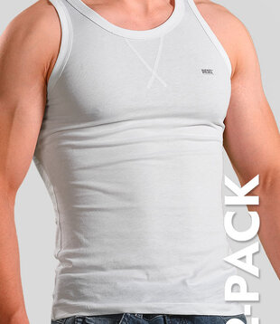 Diesel Tank Top 2-Pack LIAD Walty White