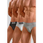 Diesel Slip 3-Pack AMAH Andre Weiß/Schwarz/Grau