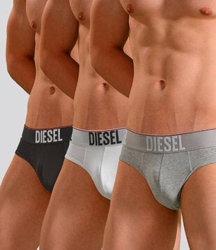 Diesel Slip 3-Pack AMAH Andre Wit/Zwart/Grijs