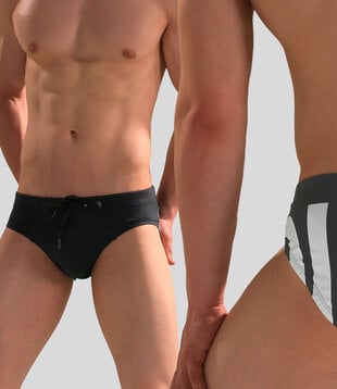 Diesel Swim Slip WIAK Alfie Zwart