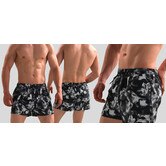 Calvin Klein Swim Short 968 Short Drawstring Print Black