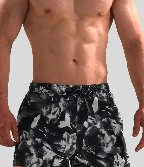 Calvin Klein Swim Short 968 Short Drawstring Print Schwarz