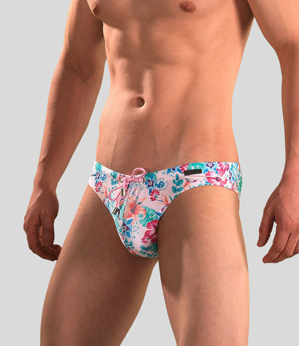 Manstore Beach Micro Brief M2379 Multi Roze (351)