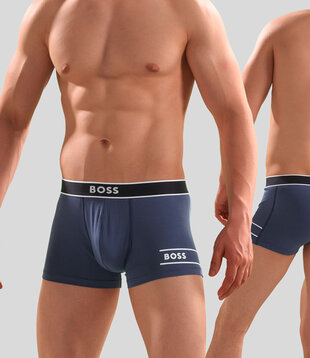Boss Trunk 716 24 Logo Blau
