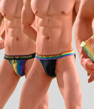 Emporio Armani Jockstrap 2-Pack 4R513 Rainbow (799)