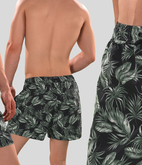 Bjorn Borg Swim Short 193 Alocasia Multi Groen (251)