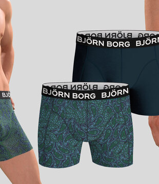 Bjorn Borg Boxershort 2-Pack 174 Bamboo Blue