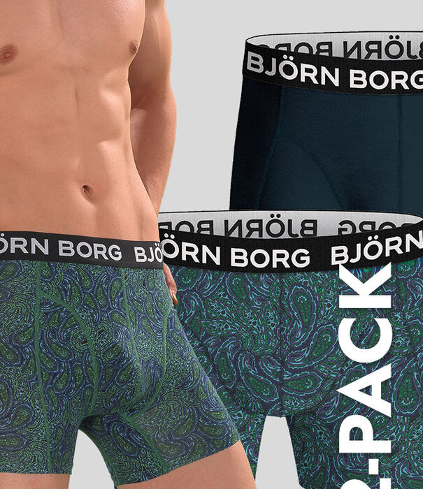 Bjorn Borg Boxershort 2-Pack 174 Bamboo Multi Blauw