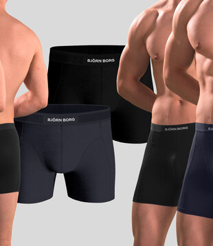 Bjorn Borg Boxershort 2-Pack 031 Lyocell Black/Blue