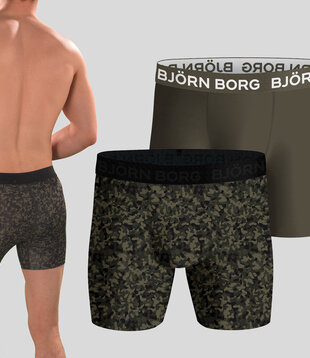 Bjorn Borg Boxershort 2-Pack 026 Performance MP001 Green