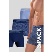 Bjorn Borg Boxershort 3-Pack 019 Cotton Stretch MP006 Multi Blauw