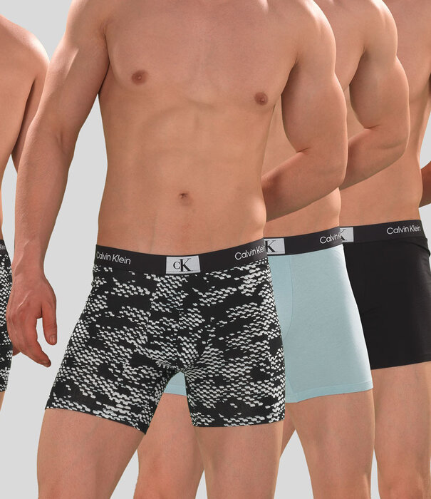 Calvin Klein Boxer Brief 3-Pack NB3529E 1996 Multi Blauw