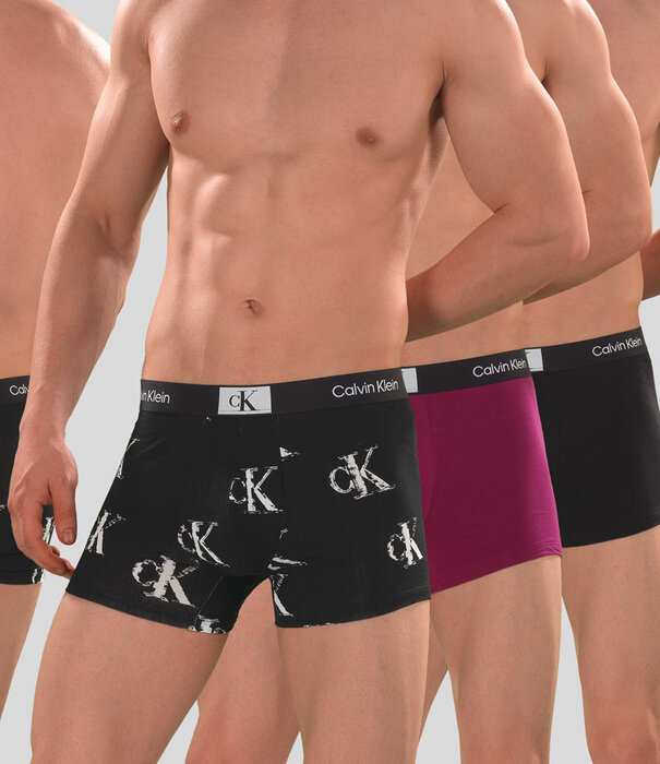 Calvin Klein Trunk 3-Pack NB3528E 1996 Schwarz