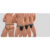 Boss Jockstrap 3-Pack 965 Bold Multi Zwart (051)