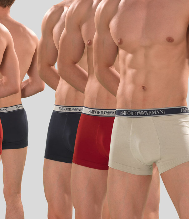 Emporio Armani Trunk 3-Pack 4R717 Multi Rood (151)