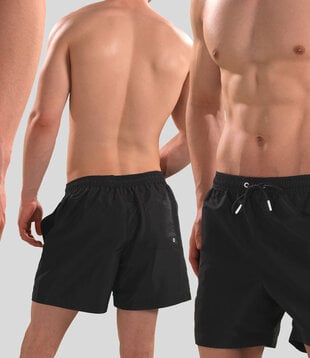 Calvin Klein Swim Short 991 Medium Drawstring Zwart
