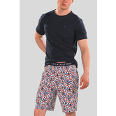 Tommy Hilfiger Short Pyjama Set 319 Jersey CN SS Multi Blauw