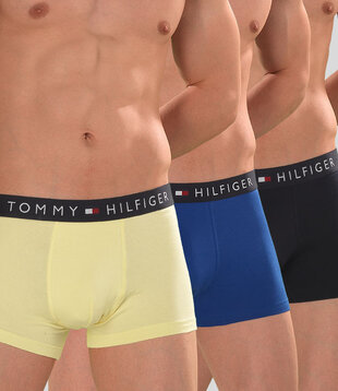 Tommy Hilfiger Trunk 3-Pack 180 TH Original Blue/Yellow