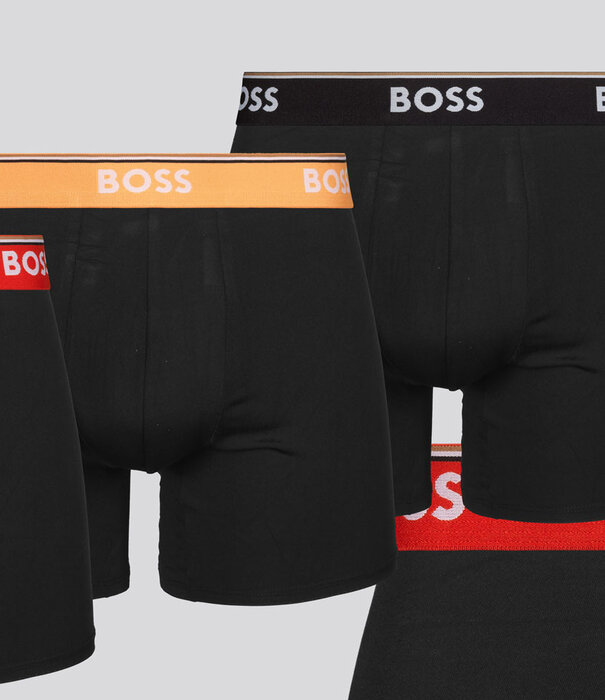 Boss Boxer Brief 3-Pack 926 Power Multi Zwart (051)