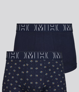 Hom Boxer Brief 2-Pack 809 Davide Multi Blauw