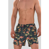 Hom Swim Short 766 Flamingo Multi Blauw