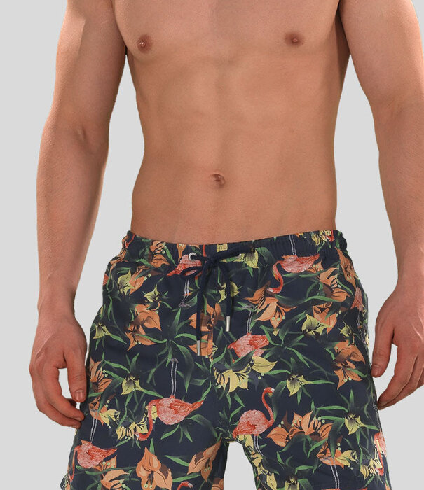 Hom Swim Short 766 Flamingo Blau