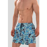 Hom Swim Short 743 Alain Multi Blauw