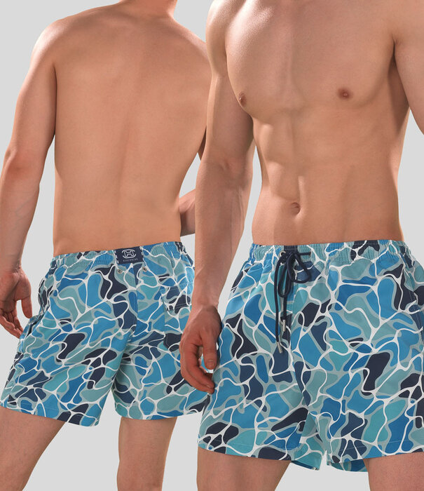 Hom Swim Short 743 Alain Blue