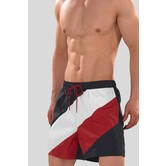 Tommy Hilfiger Swim Short 261 Medium Drawstring Rood/Wit/Blauw