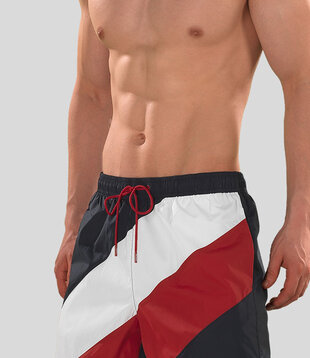 Tommy Hilfiger Swim Short 261 Medium Drawstring Red/White/Blue