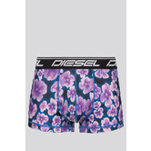 Diesel Microfiber Boxershort KLAM Damien Multi Blauw