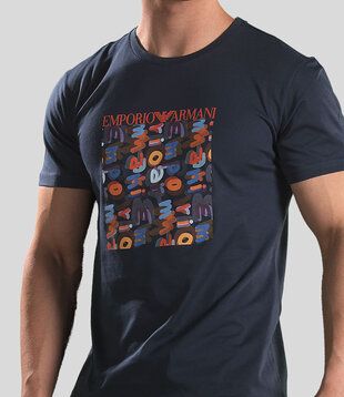 Emporio Armani T-Shirt Beachwear 4R469 Navy