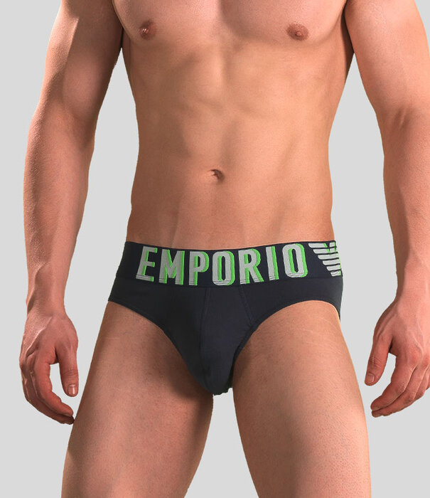 Emporio Armani Brief 4R516 Megalogo Marine