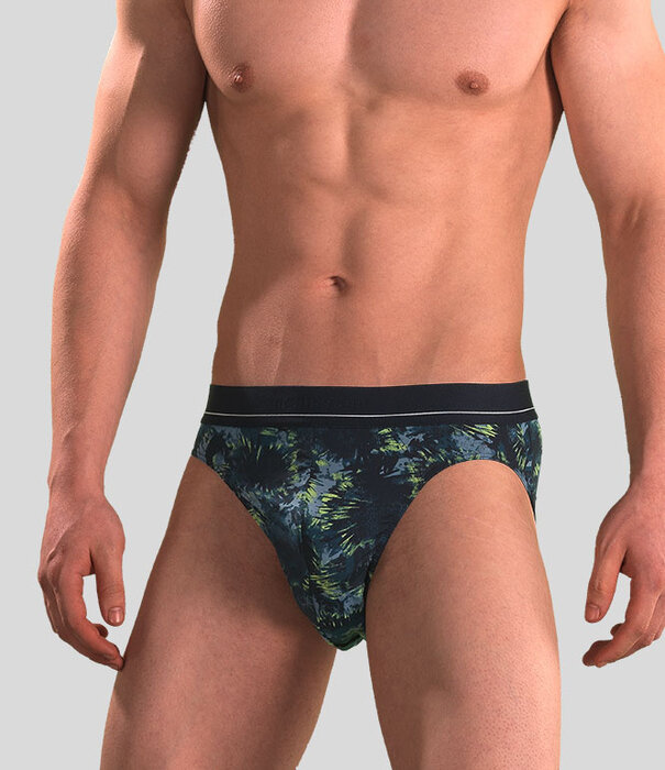 Schiesser Rio Slip 203 Microfiber Blau/Grün