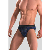 Schiesser Rio Slip 203 Microfiber Multi Blauw