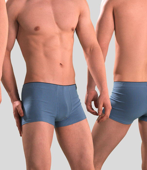 Schiesser Low Rise Boxershort 047 Modal Multi Blauw