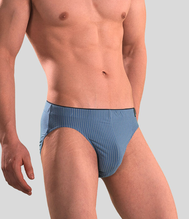 Schiesser Slip 046 Modal Multi Blauw