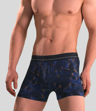 Schiesser Boxershort 204 Microfiber Multi Blauw