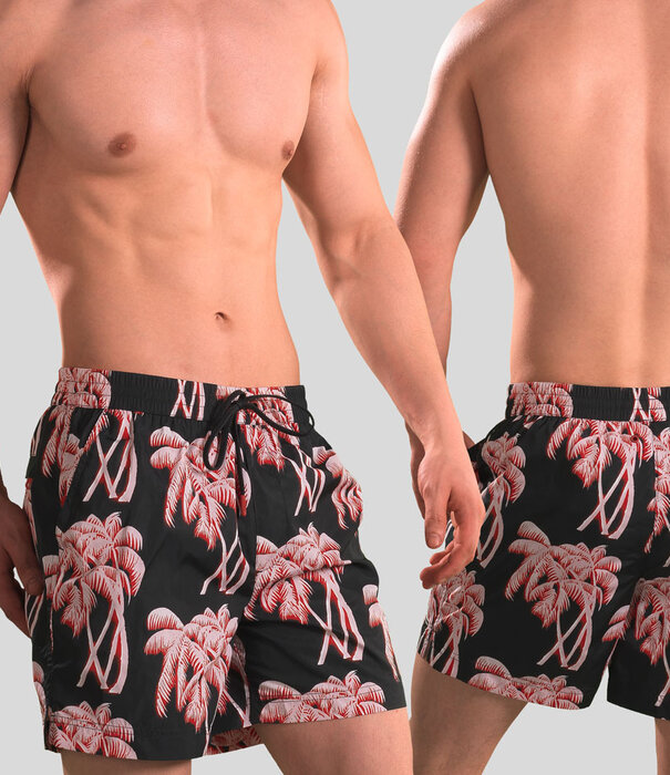 Diesel Swim Short QIAX Rio Multi Zwart (051)