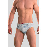 Diesel Swim Slip KHAB Alfie Multi Blauw