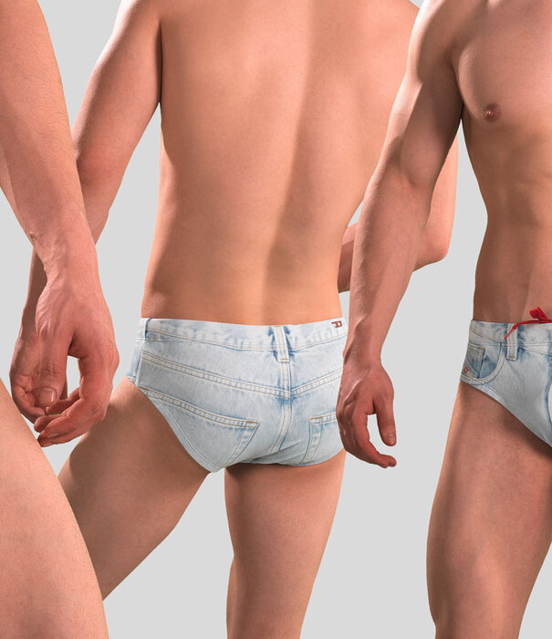 Diesel Swim Slip KHAB Alfie Multi Blauw