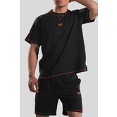 Diesel Short Pyjama Set QGAJ Wilort Schwarz
