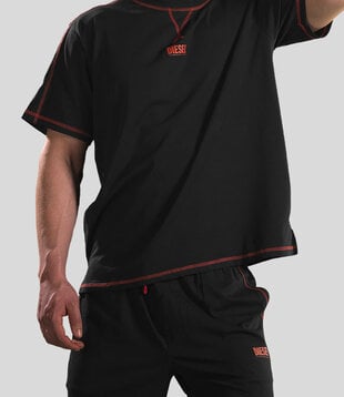 Diesel Short Pyjama Set QGAJ Wilort Zwart