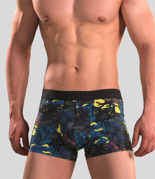 Hom Boxer Brief 715 Tyson Multi Zwart (051)